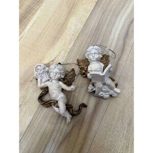 Cherub Angel Hanging Ornaments Set (2)